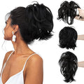 💁‍♀️✨ Synthetic Claw Clip-In Ponytail 🌟 Easy DIY Hairpiece & Bun!