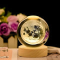 3D Crystal Moon Lamp – Engraved Crystal Ball LED