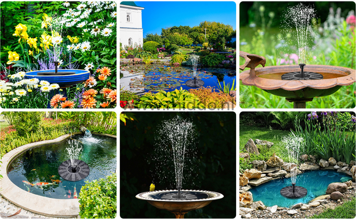 ☀️ Solar Floating Fountain 💦🌿 Ideal for Pools, Ponds & Garden Decor!