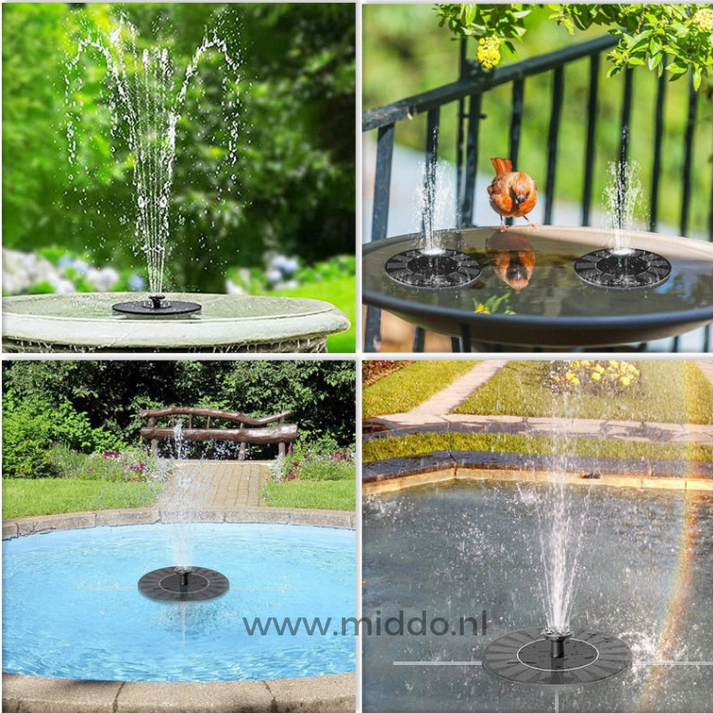 ☀️ Solar Floating Fountain 💦🌿 Ideal for Pools, Ponds & Garden Decor!