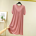 🔥 Super Soft Short Sleeve Pajama Dress 😴👗 Ultimate Comfort & Relaxed Fit! ✨