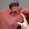 🎉 Men’s Textured Short-Sleeve Shirt 👕✨ Stylish, Breathable & Perfect for Any Occasion!