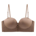 💖✨ Front Clasp Push-Up Bra | Strapless & Non-Slip 💕 Lift & Enhance 🔥 Invisible Seamless Beauty Back Lingerie 👙