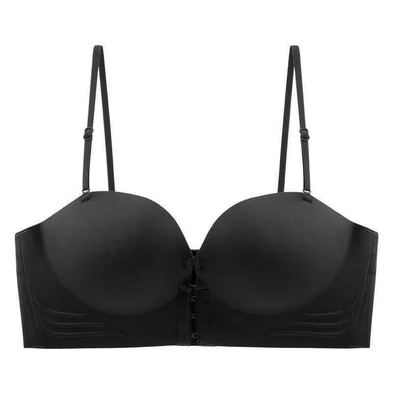 💖✨ Front Clasp Push-Up Bra | Strapless & Non-Slip 💕 Lift & Enhance 🔥 Invisible Seamless Beauty Back Lingerie 👙