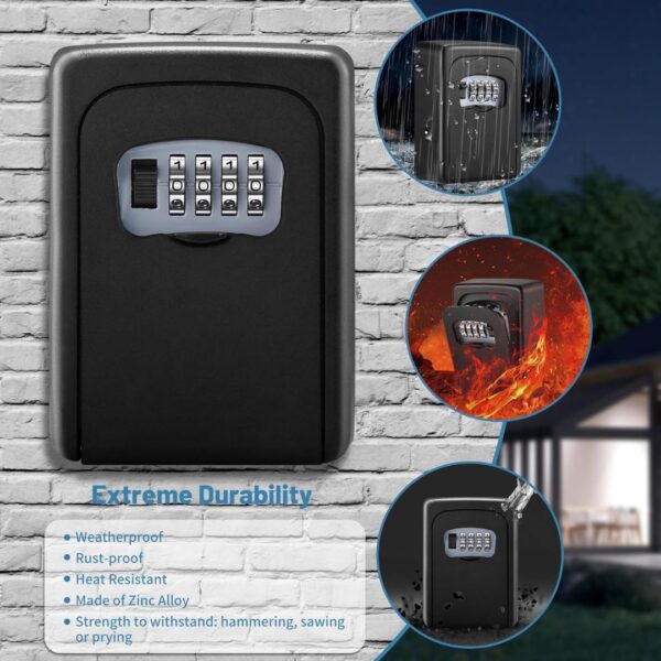 🔐 Sturdy Key Lock Box – Secure Access Anytime, Anywhere 🏠🔑