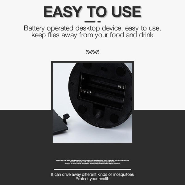 🌀 Multifunctional Outdoor Automatic Fly Repellent 🪰✨ Trap & Repel Flies and Mosquitoes Effortlessly!