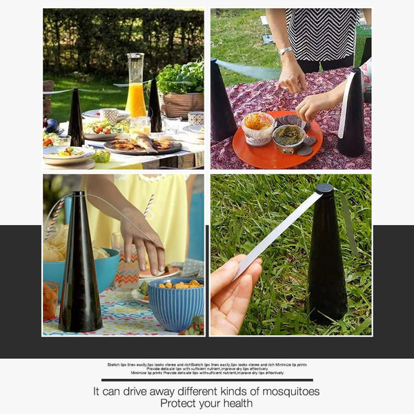 🌀 Multifunctional Outdoor Automatic Fly Repellent 🪰✨ Trap & Repel Flies and Mosquitoes Effortlessly!